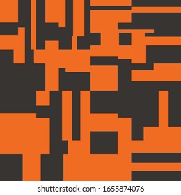 Pixel Background Abstract Geometric Brick Vector Art