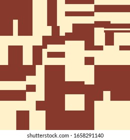 Pixel Background Abstract Geometric Brick Vector Art