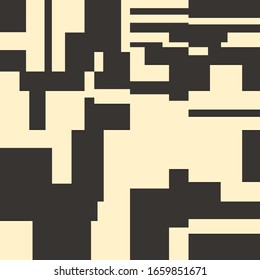 Pixel Background Abstract Geometric Brick Vector Art