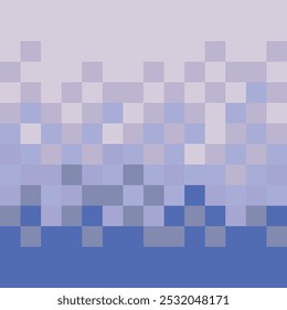 Fundo de pixel, fundo de pixel abstrato, fundo de pixel de fundo de pixel geométrico abstrato com tema de cor de inverno.