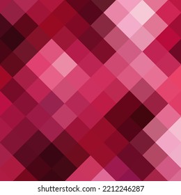 Fondo de píxeles. Plantilla abstracta para publicidad. Fondo geométrico rosa.