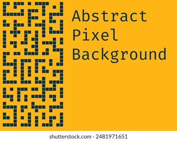 Pixel background for banner with space for text: a modern and dynamic solution for your design projects