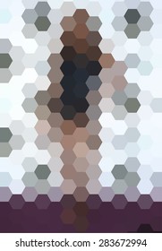 Pixel background full color 