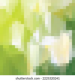 Pixel background. polygonal style. Vector template for a presentation.