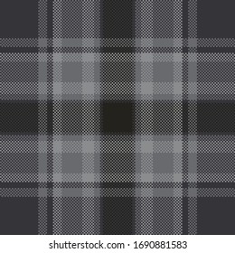 Pixel background vector design. Modern seamless pattern plaid. Square texture fabric. Tartan scottish textile. Beauty color madras ornament.