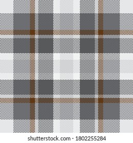 Pixel background vector design. Modern seamless pattern plaid. Square texture fabric. Tartan scottish textile. Beauty color madras ornament.