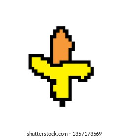 pixel   banana  background