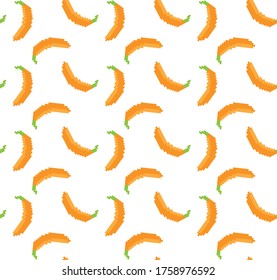 pixel banana pattern seamless. 8 bit banana  texture cartoon