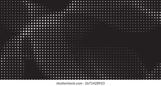 Textura de gradiente de bitmap de pixel. 8 bits tela de vídeo game wallpaper preto e branco dither padrão eps 10