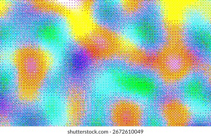 Padrão de textura de bitmap de pixel. Padrão de pixel geométrico. Projeto abstrato retrô de bitmap. Ilustração vetorial