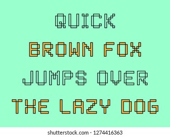 Pixel Bitmap Vector Letters (Live Stroke Path)