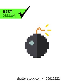 Pixel Bomb Icon