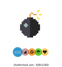 Pixel Bomb Icon
