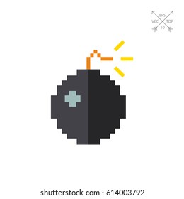 Pixel Bomb Icon