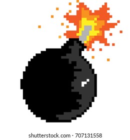 Pixel Bomb Icon