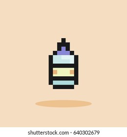 Pixel bottle of glue icon