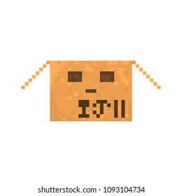 Pixel box emotion for games and websites