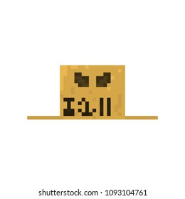 Pixel box emotion for games and websites