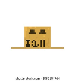Pixel box emotion for games and websites