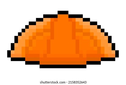 pixel builder helmet web minimal icon