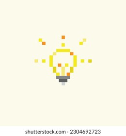 símbolo vector de idea de bulto de píxeles