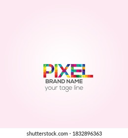 Pixel business vector logo design, Pixel Creative logo design, cooperate logo