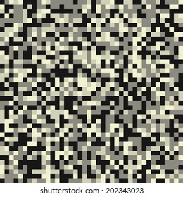 pixel camo pattern vector