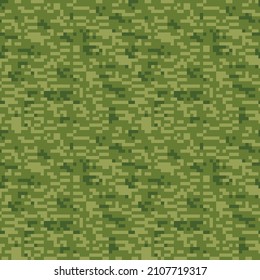 Pixel camouflage. Vector. A new pattern for clothes.