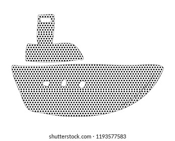 Pixel cartoon picture of a Ship