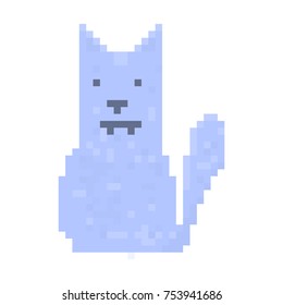 pixel cat for games and web sites