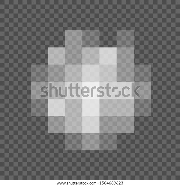 Pixel Censored Signs Design Censorship Rectangle Stock Vector Royalty Free