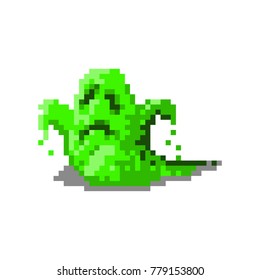 Pixel character alien monster for games and web sites