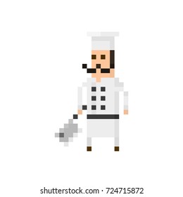Pixel character cook for games and applications