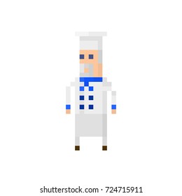 Pixel character cook for games and applications