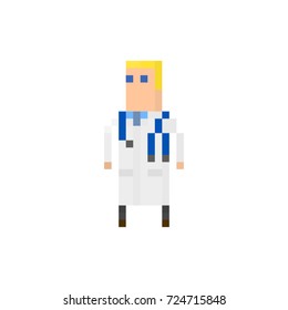 Pixel character doctor for games and applications
