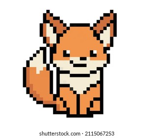 665 Fox pixel Images, Stock Photos & Vectors | Shutterstock