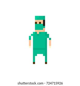 Pixel character surgeon for games and applications