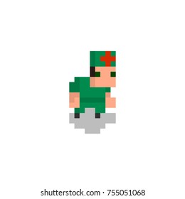 Pixel character surgeon for games and web sites