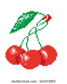 pixel cherries