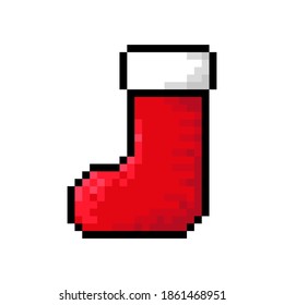 Christmas Stocking Pixel Art