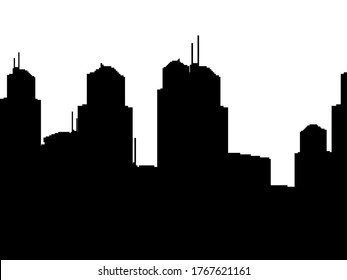Pixel city. Pixel art 8 bit. 