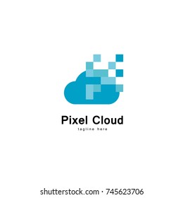 Pixel Cloud Logo