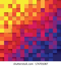 Pixel color abstract background
