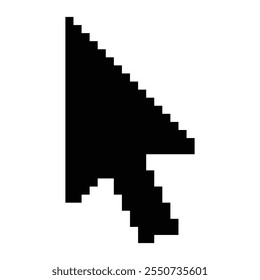 Pixel computer mouse click pointer cursor arrow. Mouse cursor arrow. Pointer arrow. Cursor icon