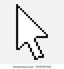 Pixel computer mouse click pointer cursor arrow. Mouse cursor arrow. Pointer arrow. Cursor icon