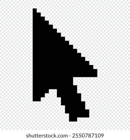 Pixel computer mouse click pointer cursor arrow. Mouse cursor arrow. Pointer arrow. Cursor icon