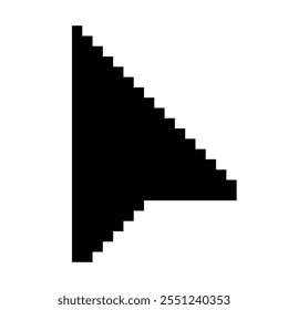 Pixel computer mouse click pointer cursor arrow. Mouse cursor arrow. Pointer arrow. Cursor icon