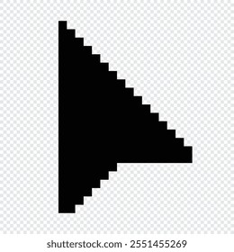 Pixel computer mouse click pointer cursor arrow. Mouse cursor arrow. Pointer arrow. Cursor icon