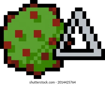 Pixel coronavirus Delta partícula variante - vector, aislado