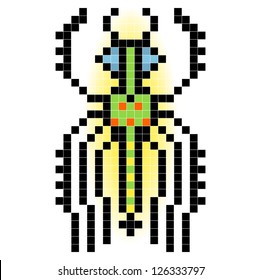 pixel cricket
